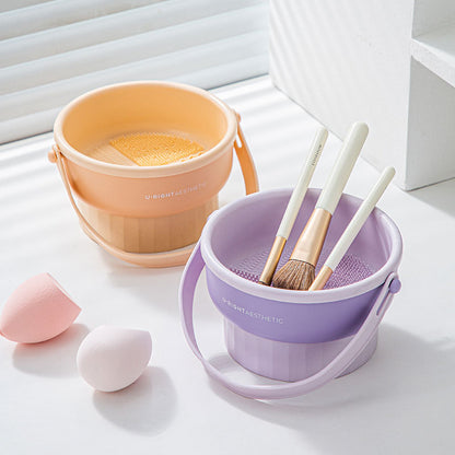 Silicone Makeup Brush Cleaner Bowl